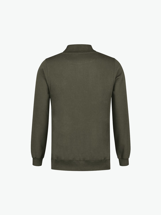 Santino Ramon Polosweater - Army Polosweater Santino