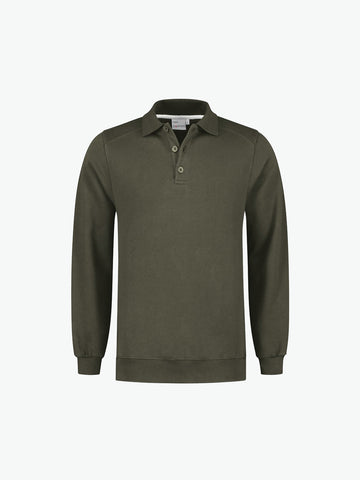 Santino Ramon Polosweater - Army Polosweater Santino XS