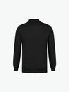 Santino Ramon Polosweater - Zwart Polosweater Santino