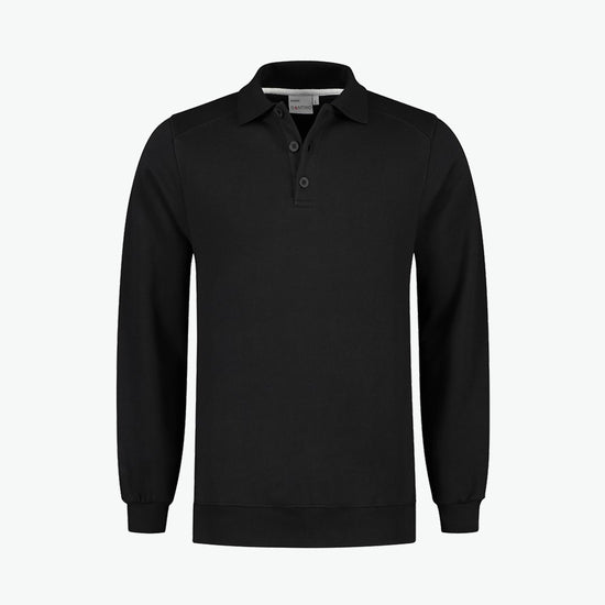 Santino Ramon Polosweater - Zwart Polosweater Santino XS