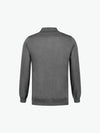 Santino Ramon Polosweater - Donker Grijs Polosweater Santino