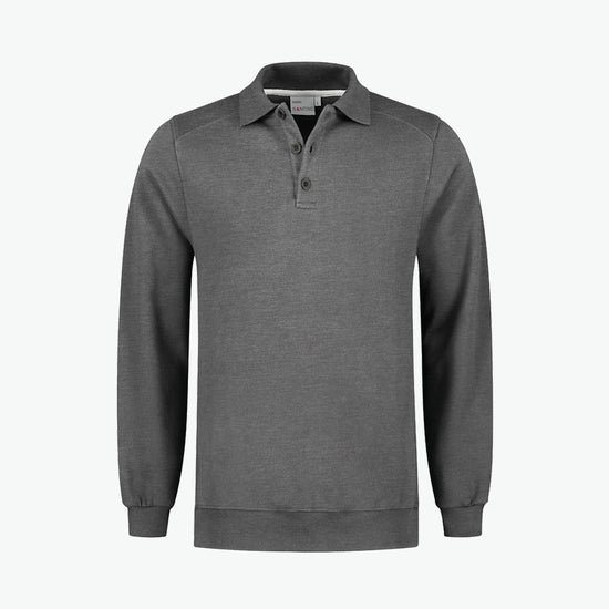 Santino Ramon Polosweater - Donker Grijs Polosweater Santino XS