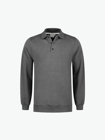 Santino Ramon Polosweater - Donker Grijs Polosweater Santino XS