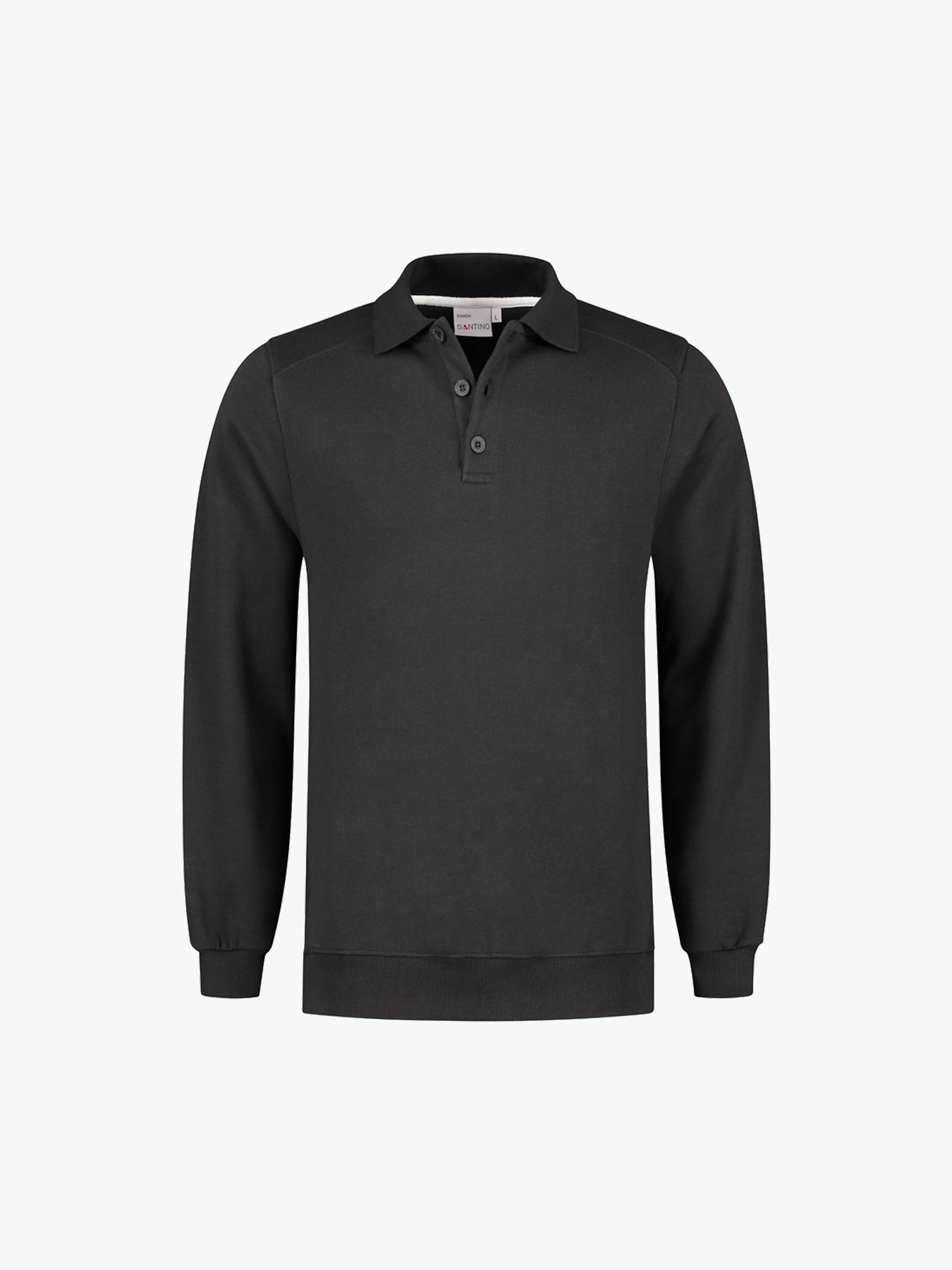 Santino Ramon Polosweater - Grijs Polosweater Santino XS