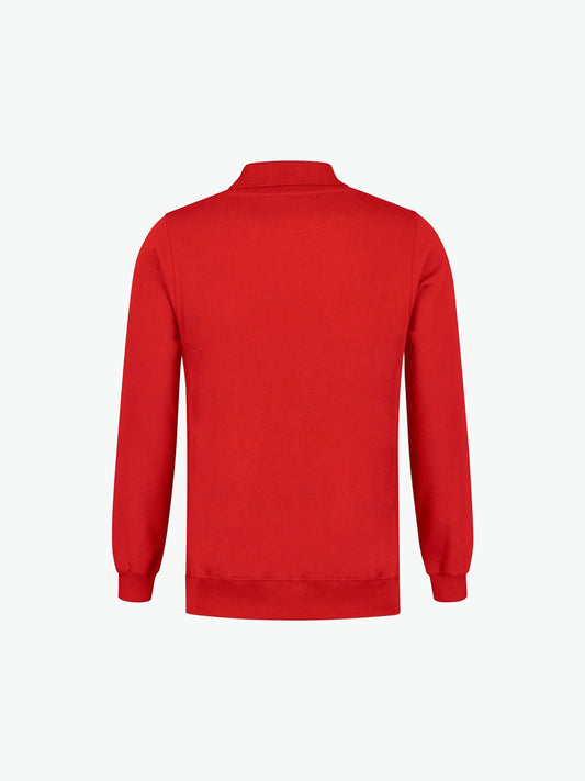 Santino Ramon Polosweater - Rood Polosweater Santino