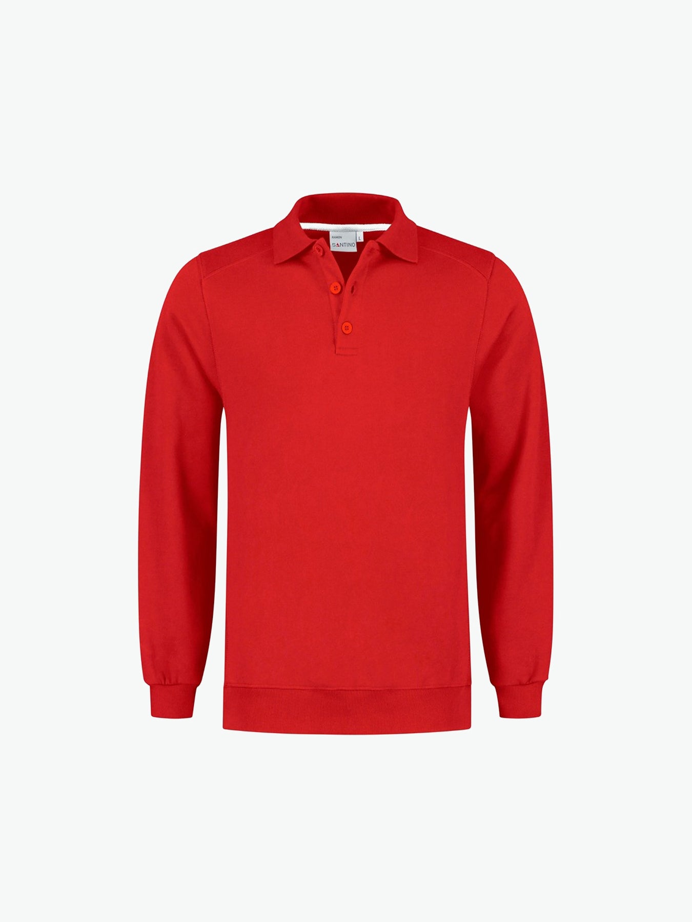 Santino Ramon Polosweater - Rood Polosweater Santino XS