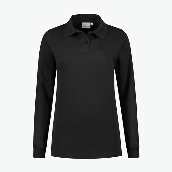 Santino Rick Ladies Polosweater - Zwart Polosweater Dames Santino XS