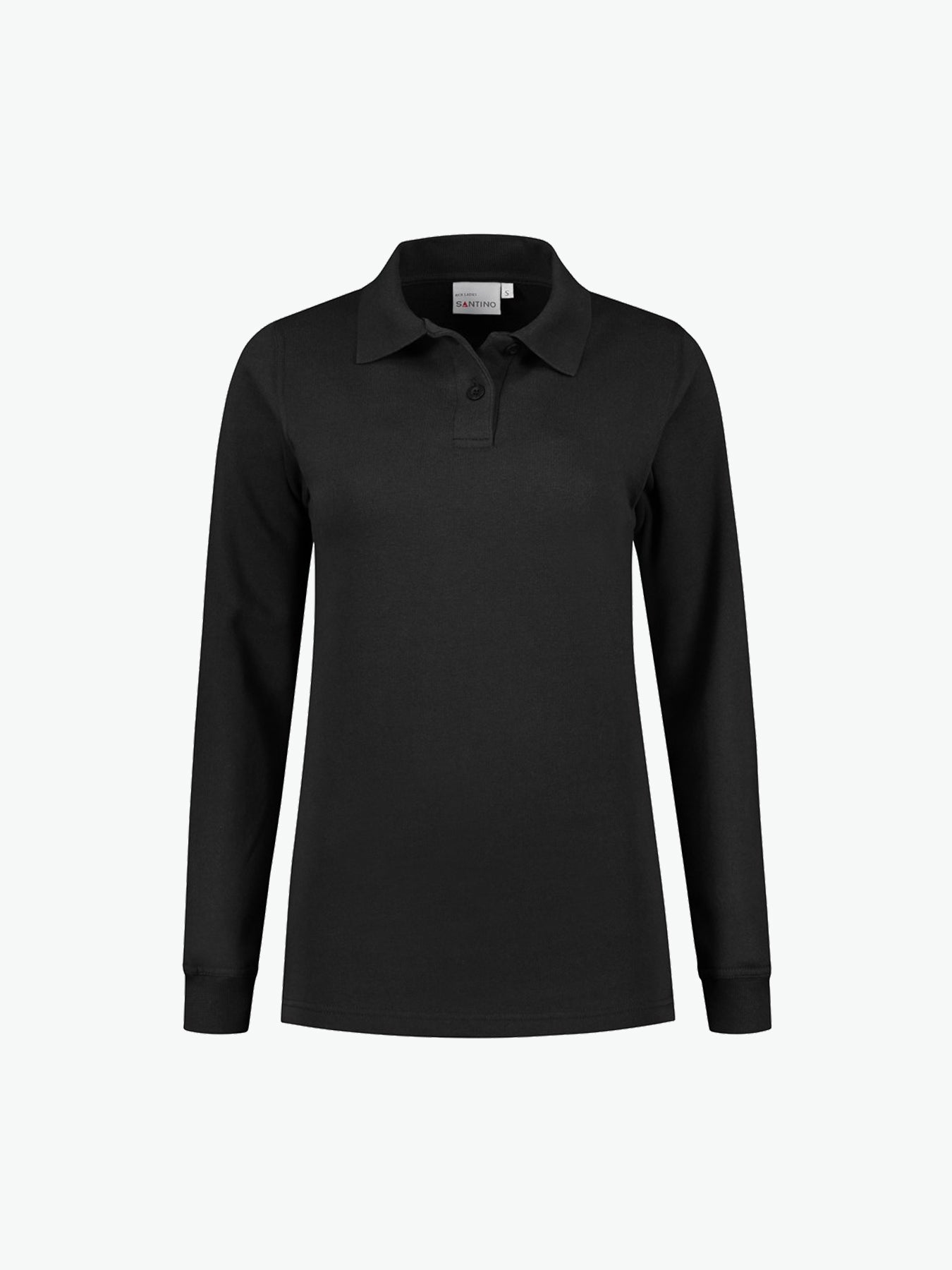 Santino Rick Ladies Polosweater - Zwart Polosweater Dames Santino XS