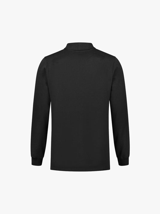 Santino Rick Polosweater - Zwart Polosweater Santino