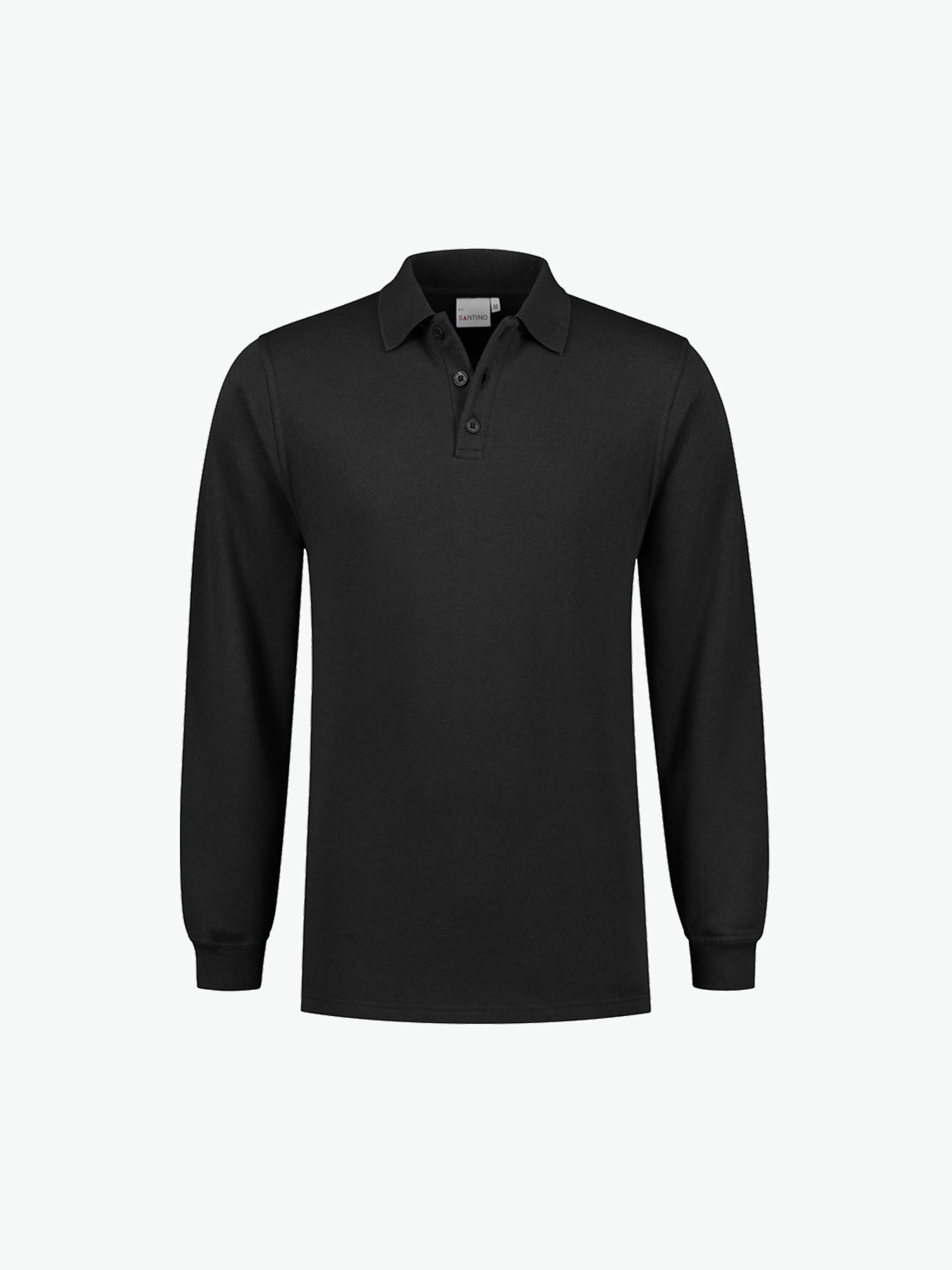 Santino Rick Polosweater - Zwart Polosweater Santino S