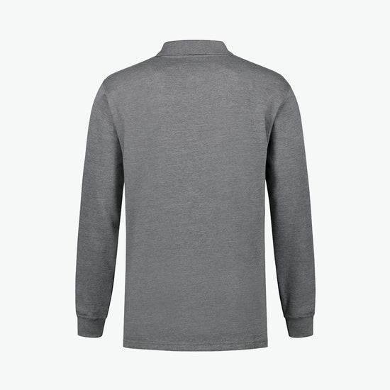 Santino Rick Polosweater - Donker Grijs Polosweater Santino