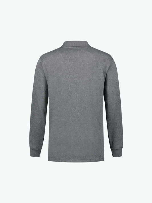 Santino Rick Polosweater - Donker Grijs Polosweater Santino