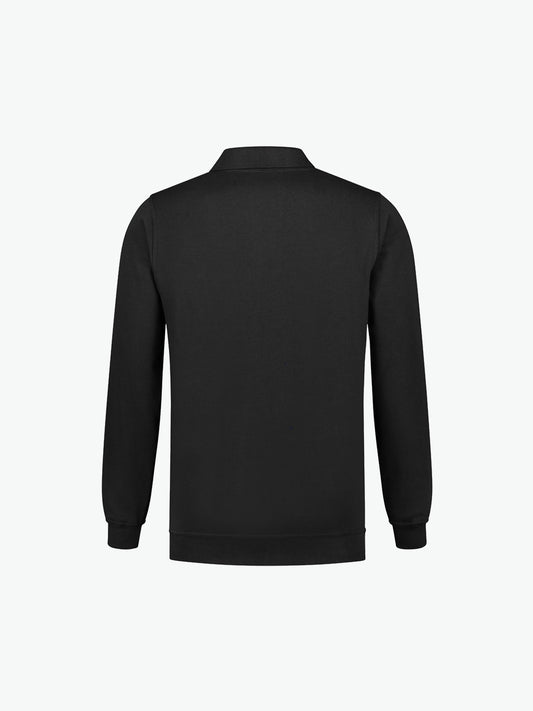 Santino Robin Polosweater - Zwart Polosweater Santino