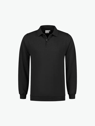 Santino Robin Polosweater - Zwart Polosweater Santino XS