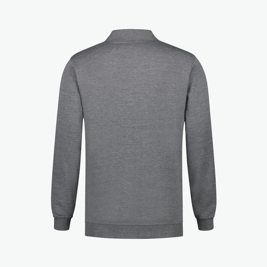Santino Robin Polosweater - Donker Grijs Polosweater Santino