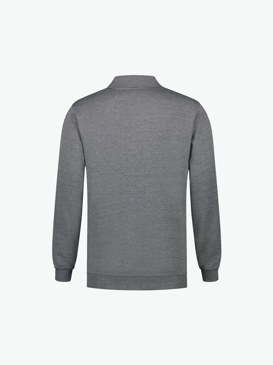 Santino Robin Polosweater - Donker Grijs Polosweater Santino