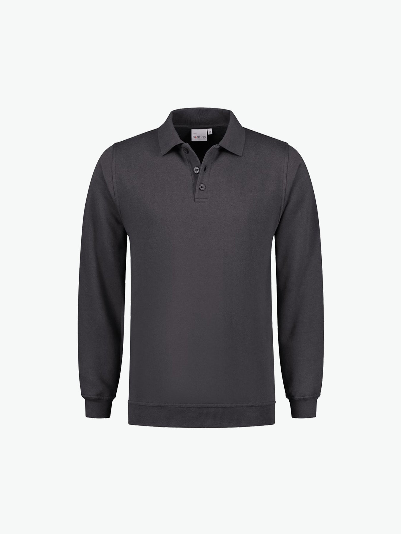 Santino Robin Polosweater - Grijs Polosweater Santino XS