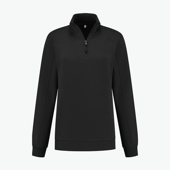 Santino Roswell Ladies Zipsweater - Zwart Sweater Dames Santino XS
