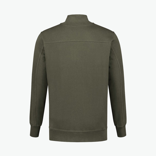 Santino Roswell Zipsweater - Army Sweater Santino