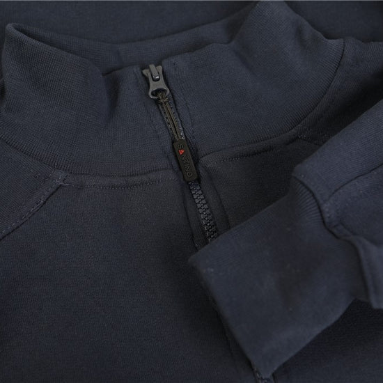 Santino Roswell Zipsweater - Zwart Sweater Santino