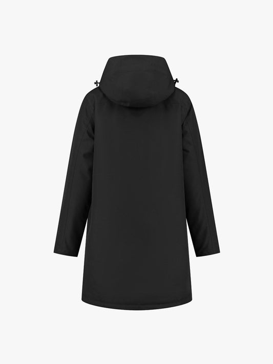 Santino Santiago Ladies Parka - Zwart Parka Dames Santino