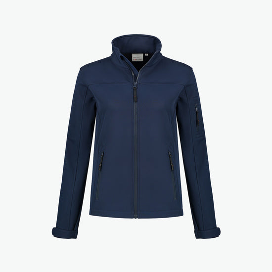Santino Santo Ladies Softshell Jacket - Navy Softshell Jas Dames Santino XS