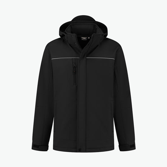 Santino Springfield Softshell Jacket - Zwart Softshell Jas Santino S