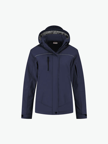 Santino Stockholm Ladies Softshell Jacket - Navy Softshell Jas Dames Santino XS