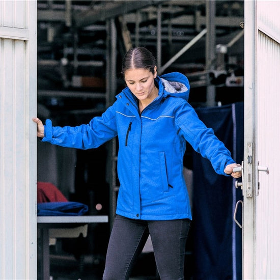 Santino Stockholm Ladies Softshell Jacket - Zwart Softshell Jas Dames Santino