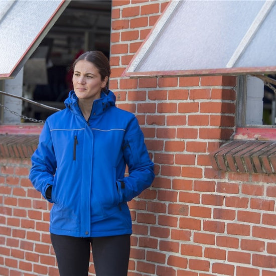 Santino Stockholm Ladies Softshell Jacket - Zwart Softshell Jas Dames Santino