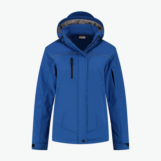 Santino Stockholm Ladies Softshell Jacket - Blauw Softshell Jas Dames Santino XS