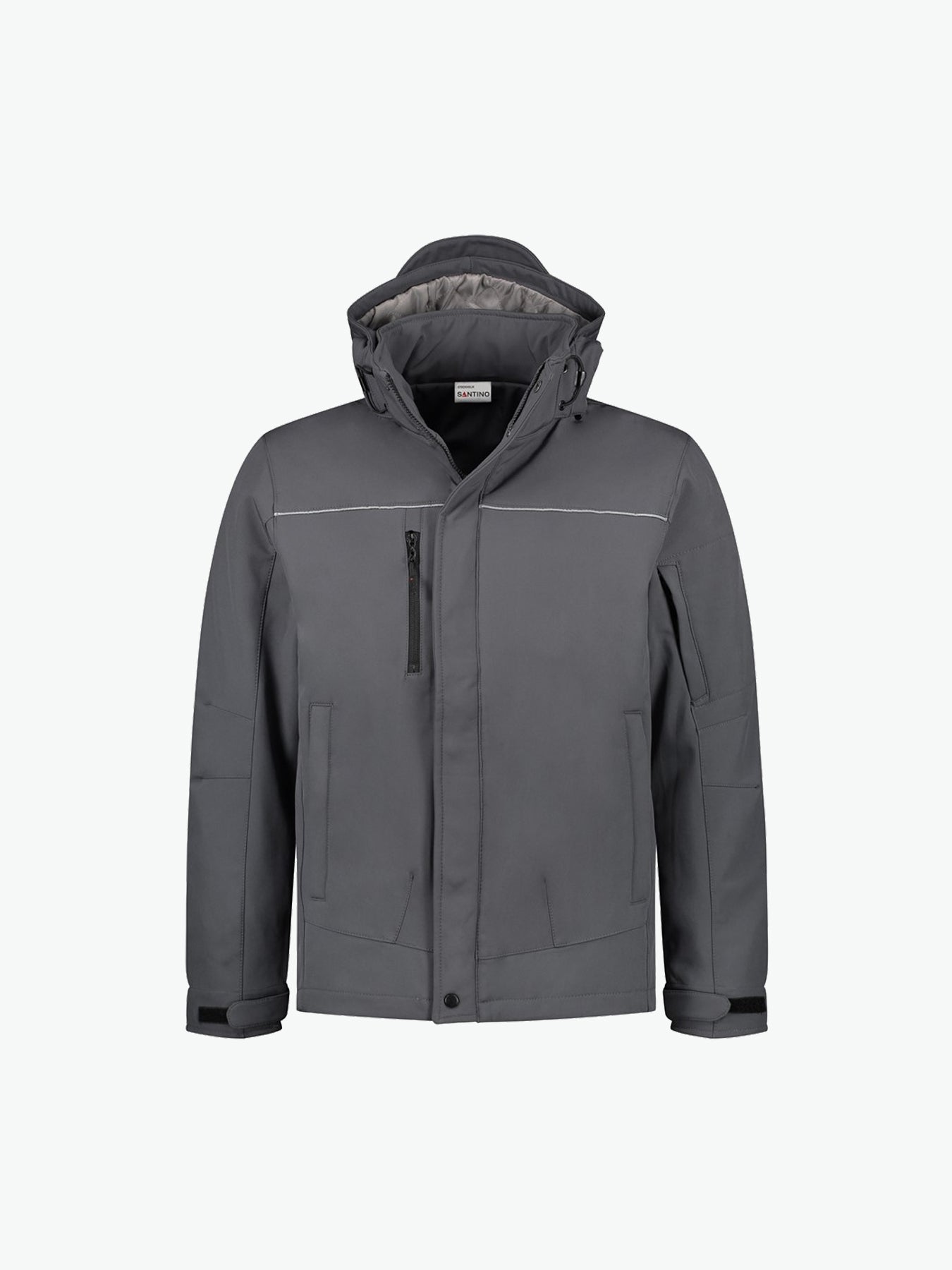 Santino Stockholm Softshell Jacket - Grijs Softshell Jas Santino S