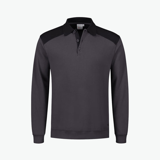 Santino Tesla Polosweater - Grijs / Zwart Polosweater Santino S