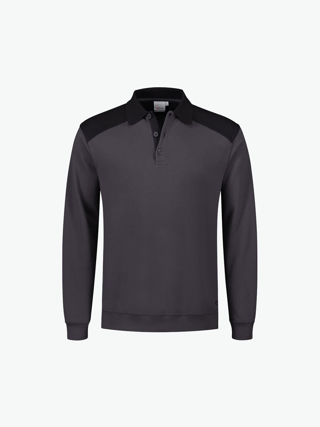 Santino Tesla Polosweater - Grijs / Zwart Polosweater Santino S