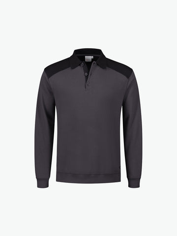Santino Tesla Polosweater - Grijs / Zwart Polosweater Santino S