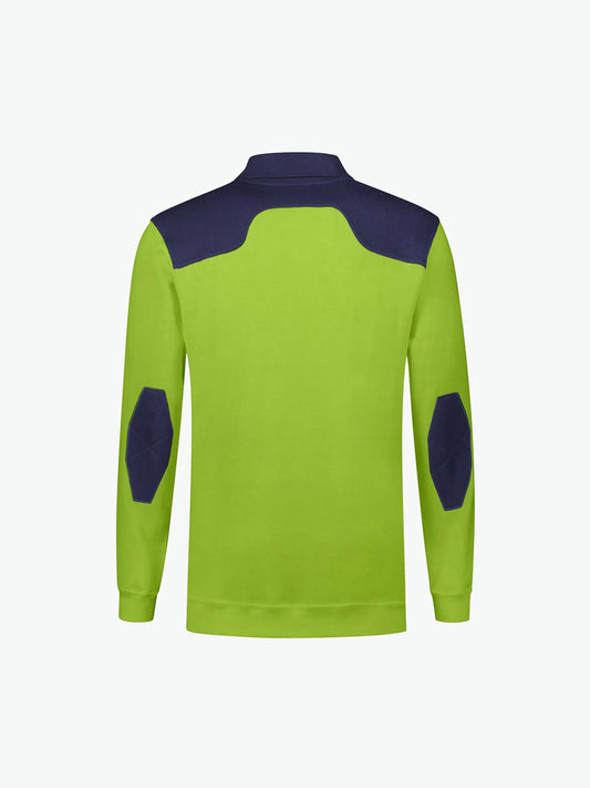 Santino Tesla Polosweater - Lime / Navy Polosweater Santino
