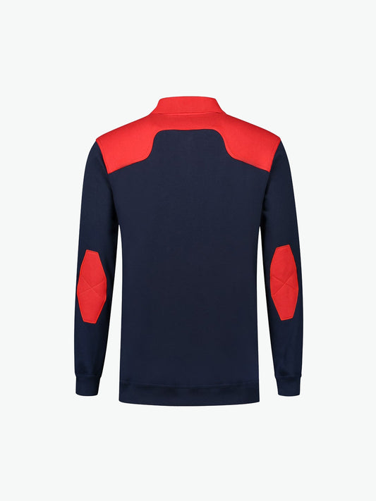 Santino Tesla Polosweater - Navy / Rood Polosweater Santino