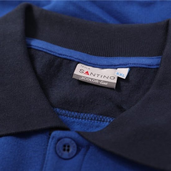 Santino Tesla Polosweater - Zwart / Grijs Polosweater Santino