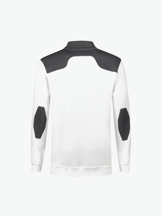 Santino Tesla Polosweater - Wit / Grijs Polosweater Santino