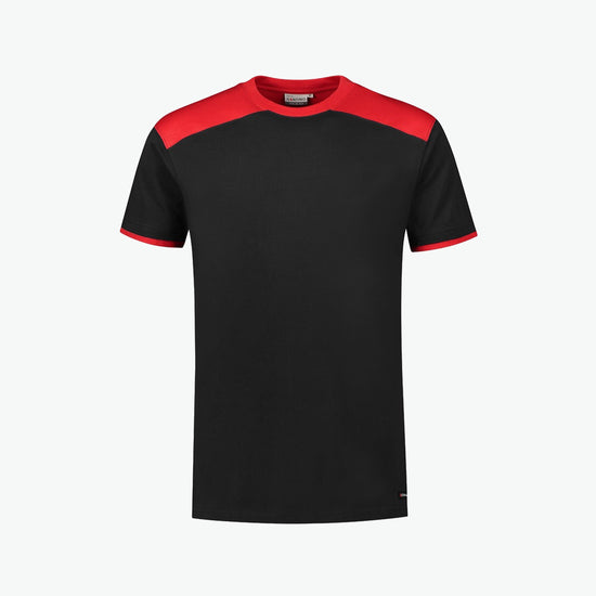 Santino Tiesto T-shirt - Zwart / Rood T-Shirt Santino S