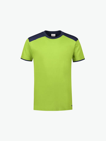 Santino Tiesto T-shirt - Lime / Navy T-Shirt Santino S