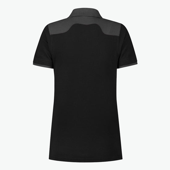 Santino Tivoli Ladies Poloshirt - Zwart / Grijs Polo Dames Santino