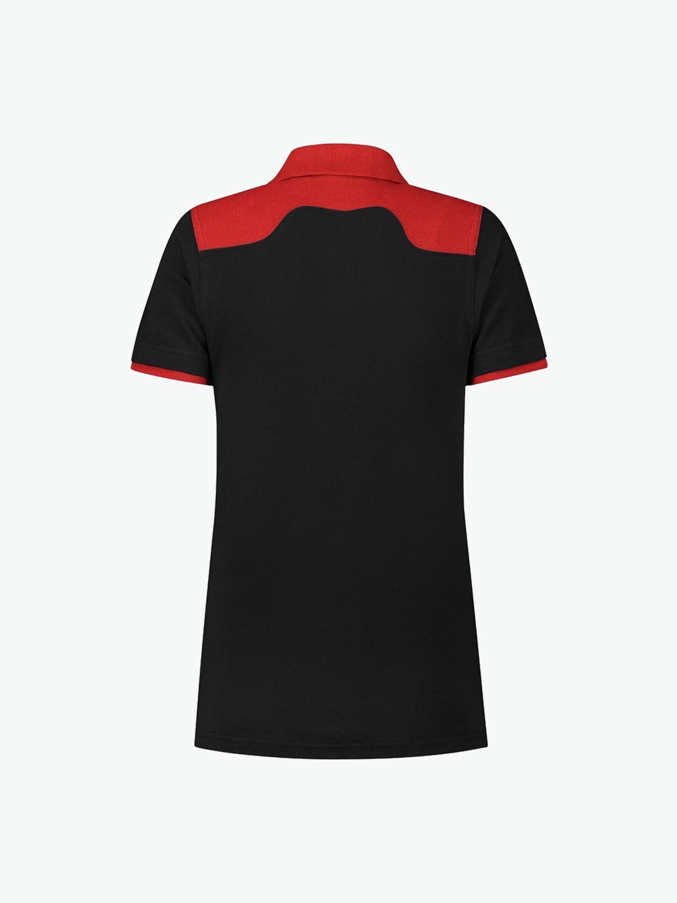 Santino Tivoli Ladies Poloshirt - Zwart / Rood Polo Dames Santino