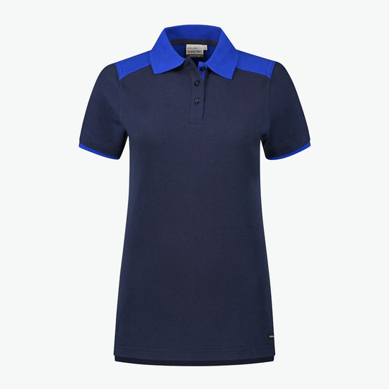 Santino Tivoli Ladies Poloshirt - Navy / Blauw Polo Dames Santino XS