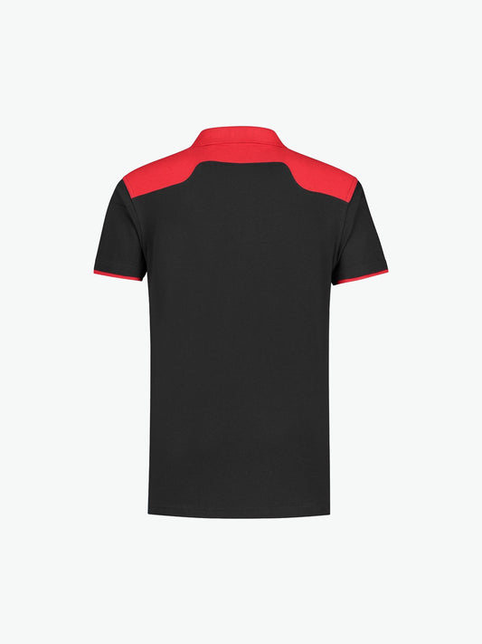 Santino Tivoli Poloshirt - Zwart / Rood Polo Santino