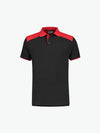 Santino Tivoli Poloshirt - Zwart / Rood Polo Santino XS