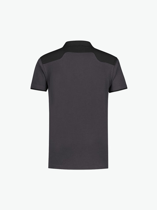 Santino Tivoli Poloshirt - Grijs / Zwart Polo Santino