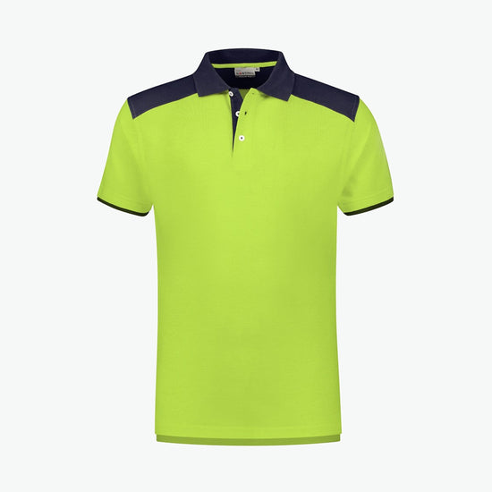 Santino Tivoli Poloshirt - Lime / Navy Polo Santino XS