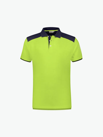 Santino Tivoli Poloshirt - Lime / Navy Polo Santino XS