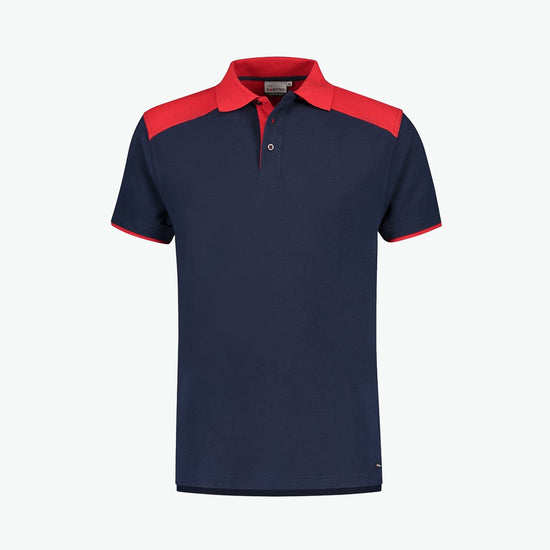 Santino Tivoli Poloshirt - Navy / Rood Polo Santino XS